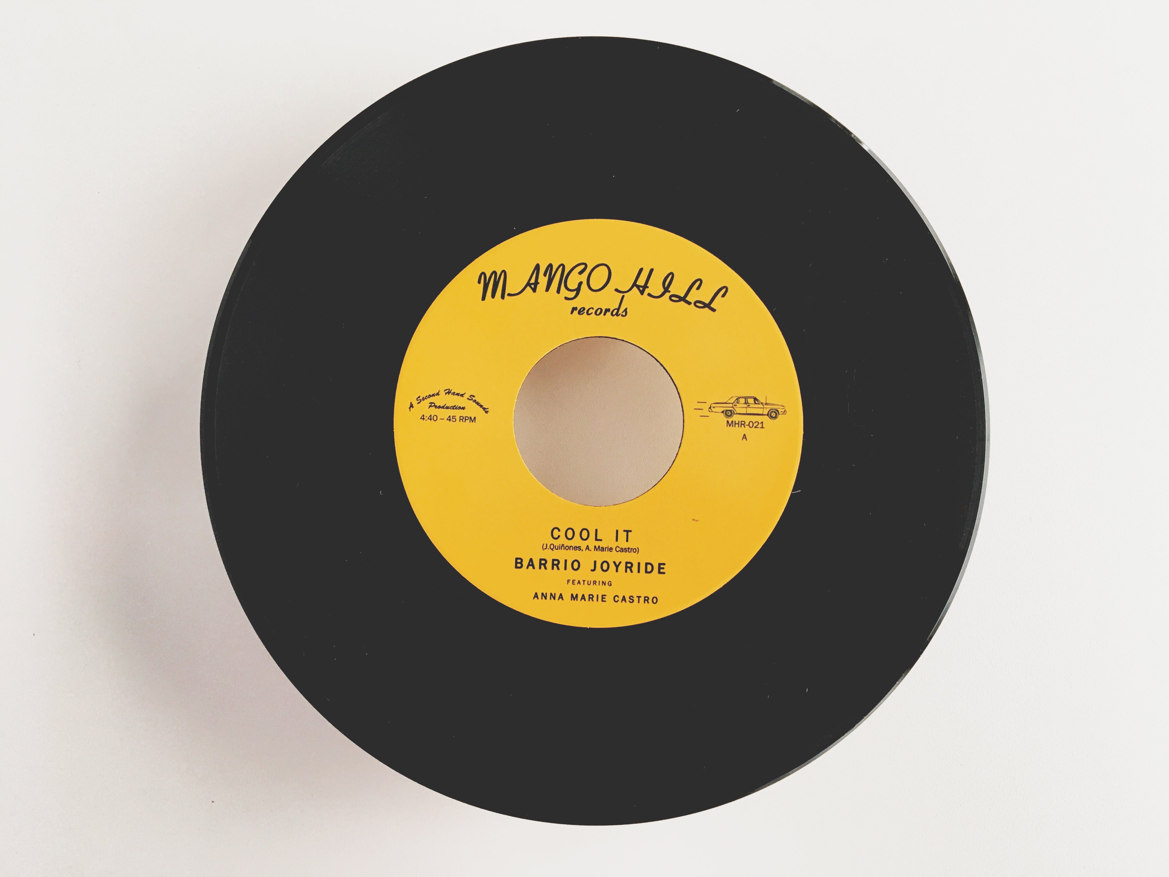 Barrio Joyride Cool It 45 tours 7" Mango Hill funk soul