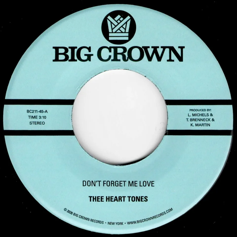 Thee Heart Tones Don't Forget Me Love 45 tours