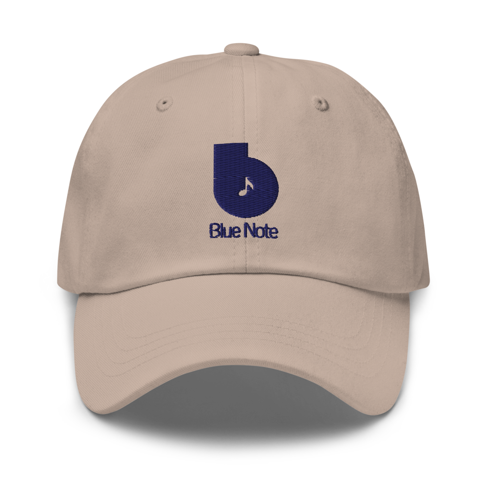 Blue Note B Logo casquette twill blanche brodée