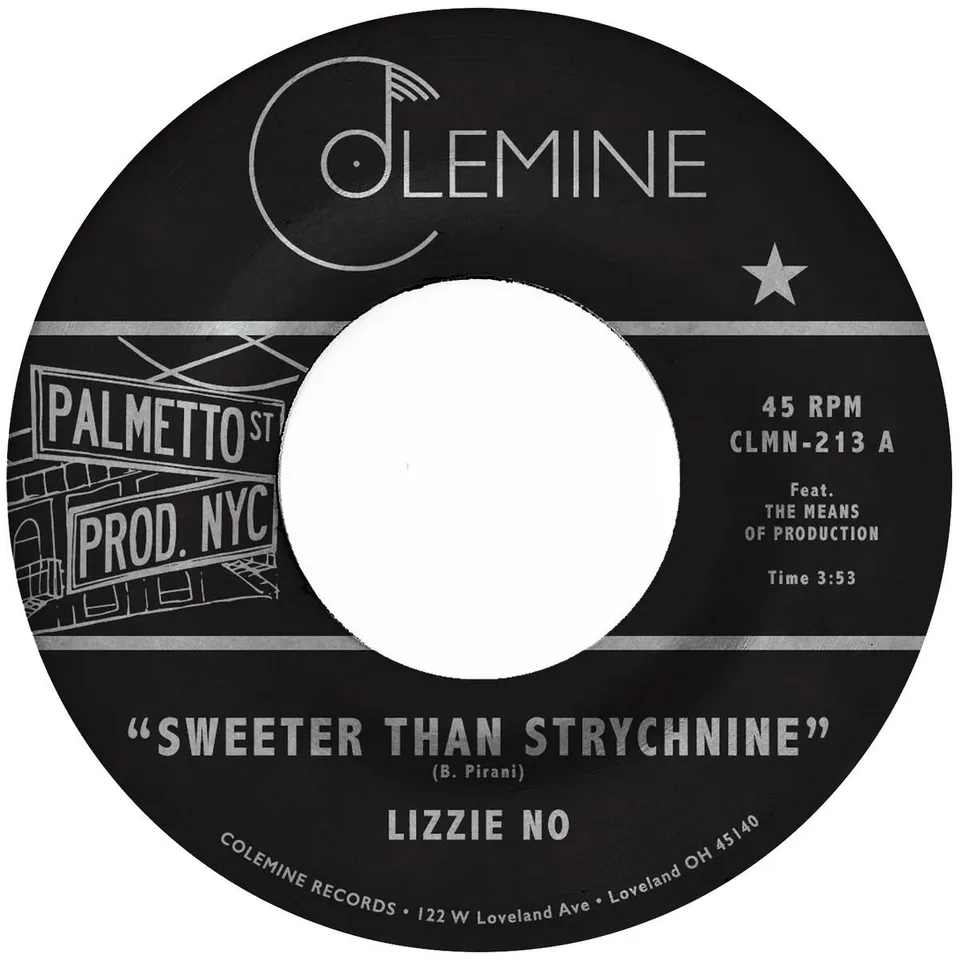 Colemine Lizzie No Sweeter Than Strychnine 45 tours vinyle rouge