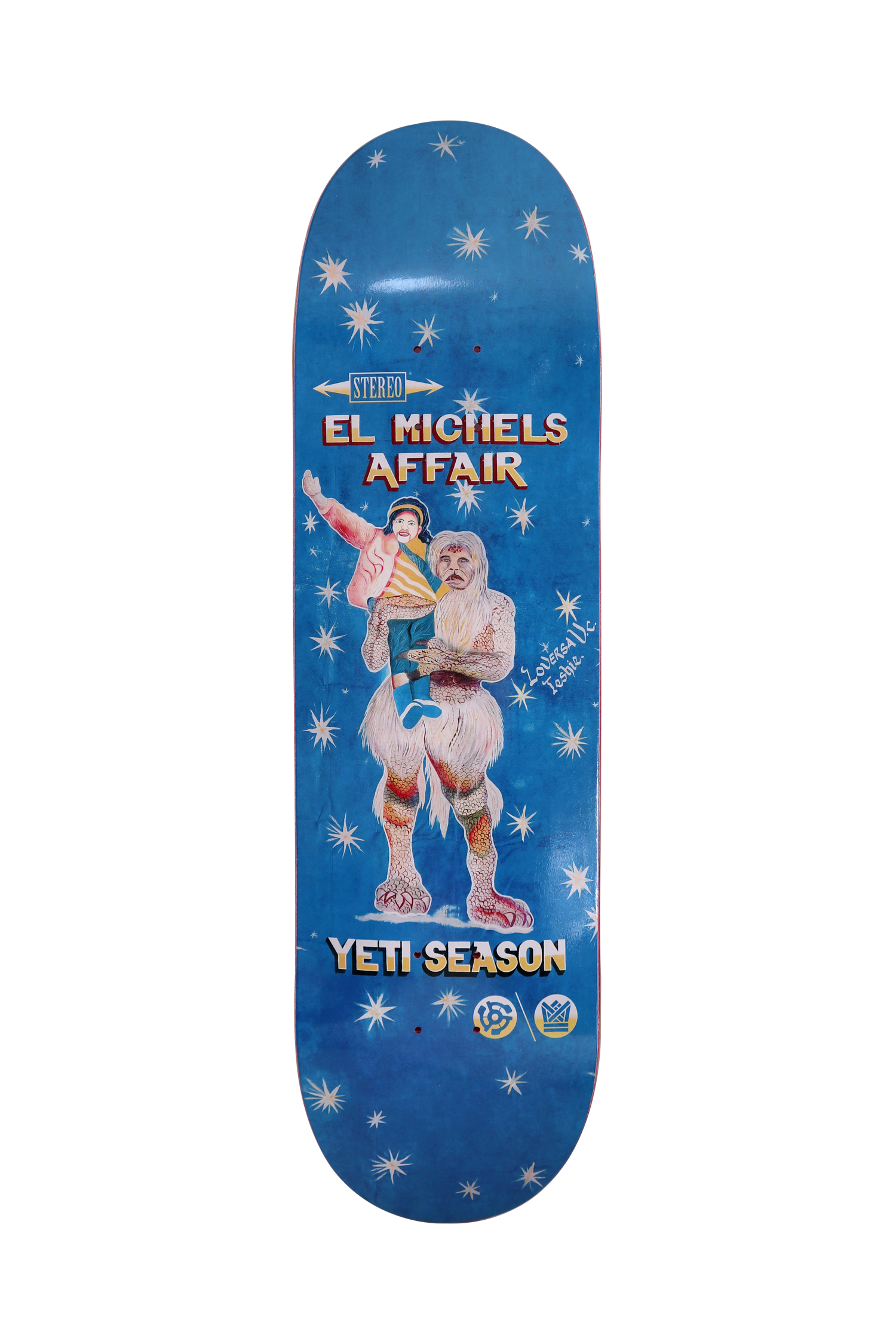 El Michels Affair Yeti Season planche skateboard Stereo Deck 8.25