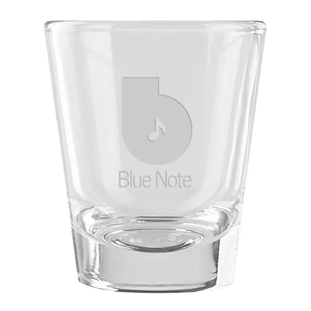 Blue Note Vintage B verre à shot gravé 1,75 oz