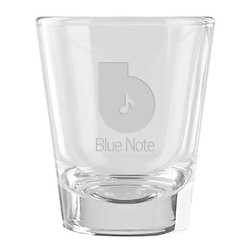 Blue Note Vintage B verre à shot gravé 1,75 oz