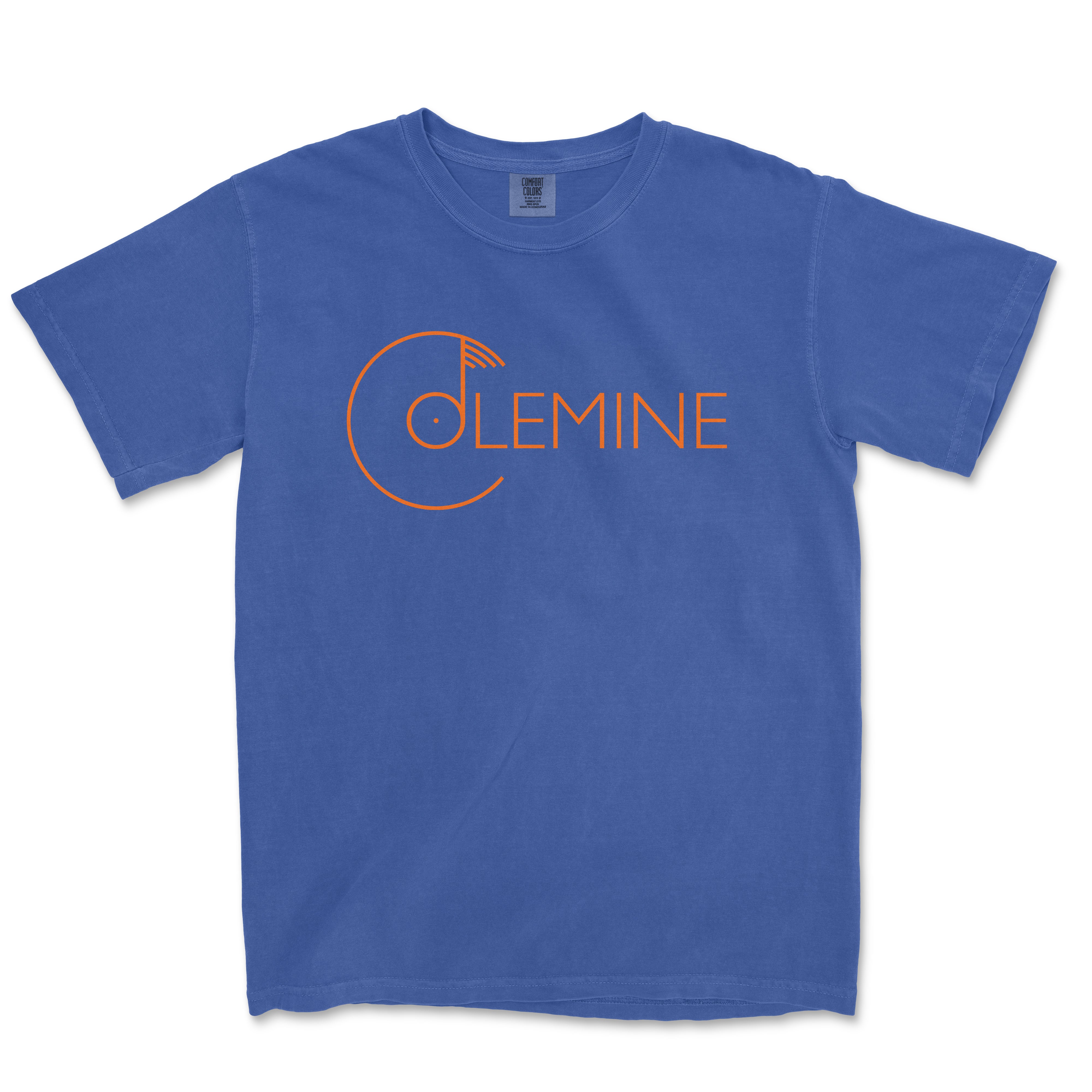 Colemine Logo Shirt T-shirt bleu coton taille XL
