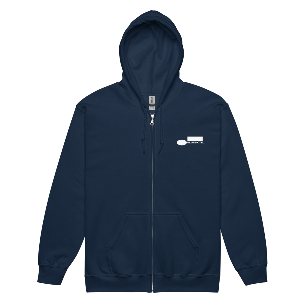 Blue Note Logo Sweat zippé capuche coton noir
