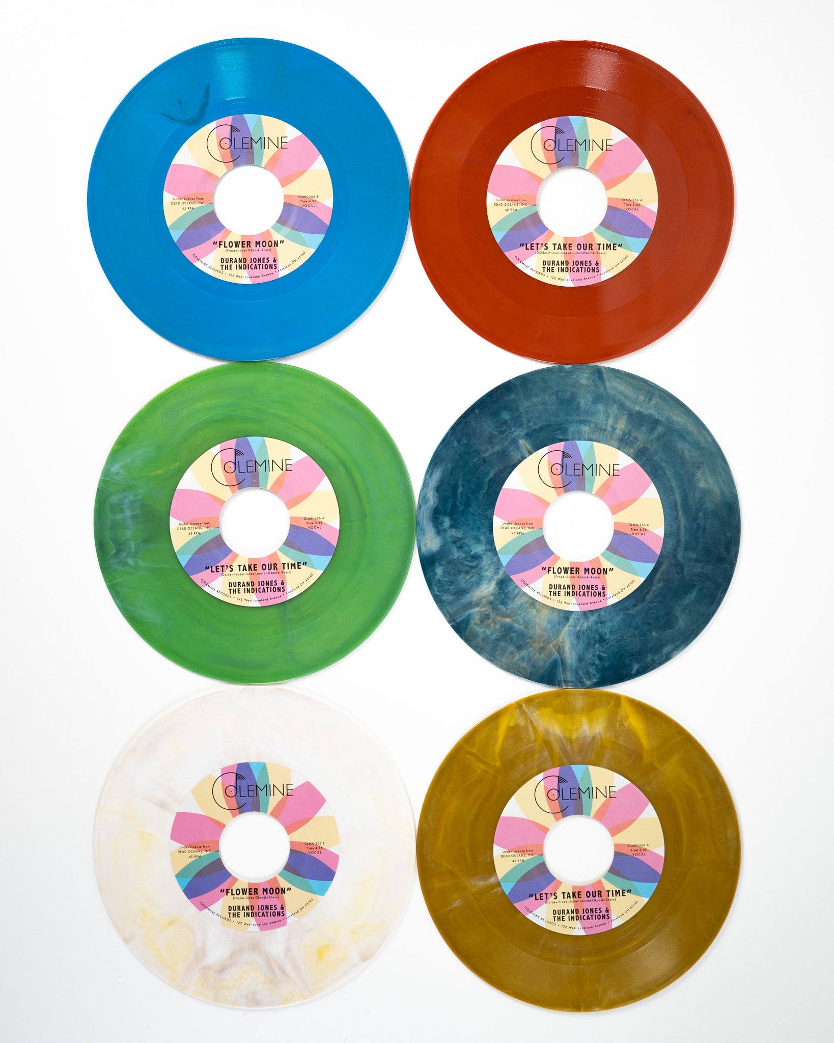 Colemine Durand Jones Let's Take Our Time 45 tours couleur