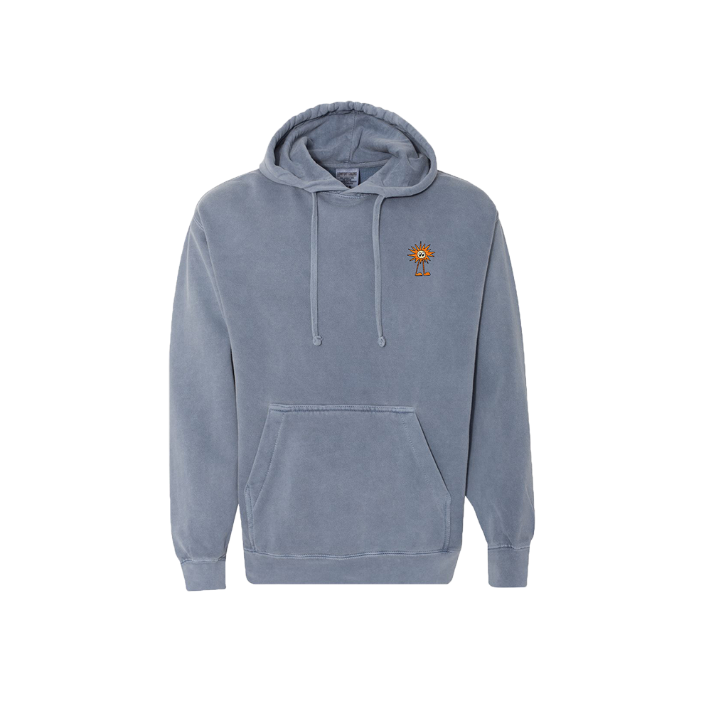 Maya Delilah Spike Hoodie Denim Sweat Coton Brodé