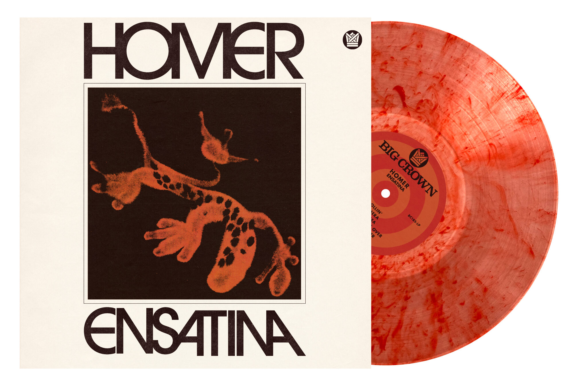Homer Ensatina vinyle LP rouge EFT smoke exclusivité
