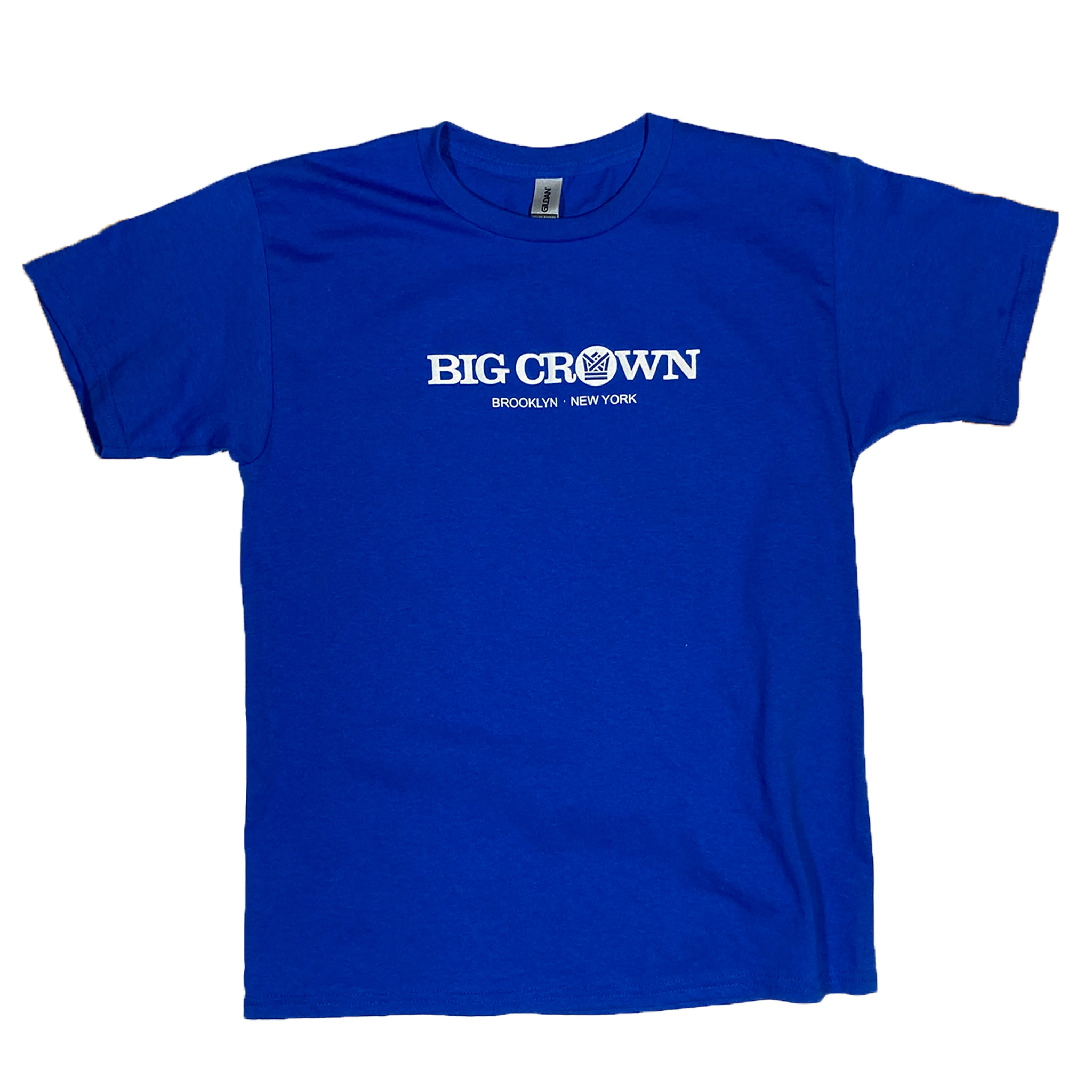 Big Crown Logo Youth T-Shirt bleu t-shirt coton