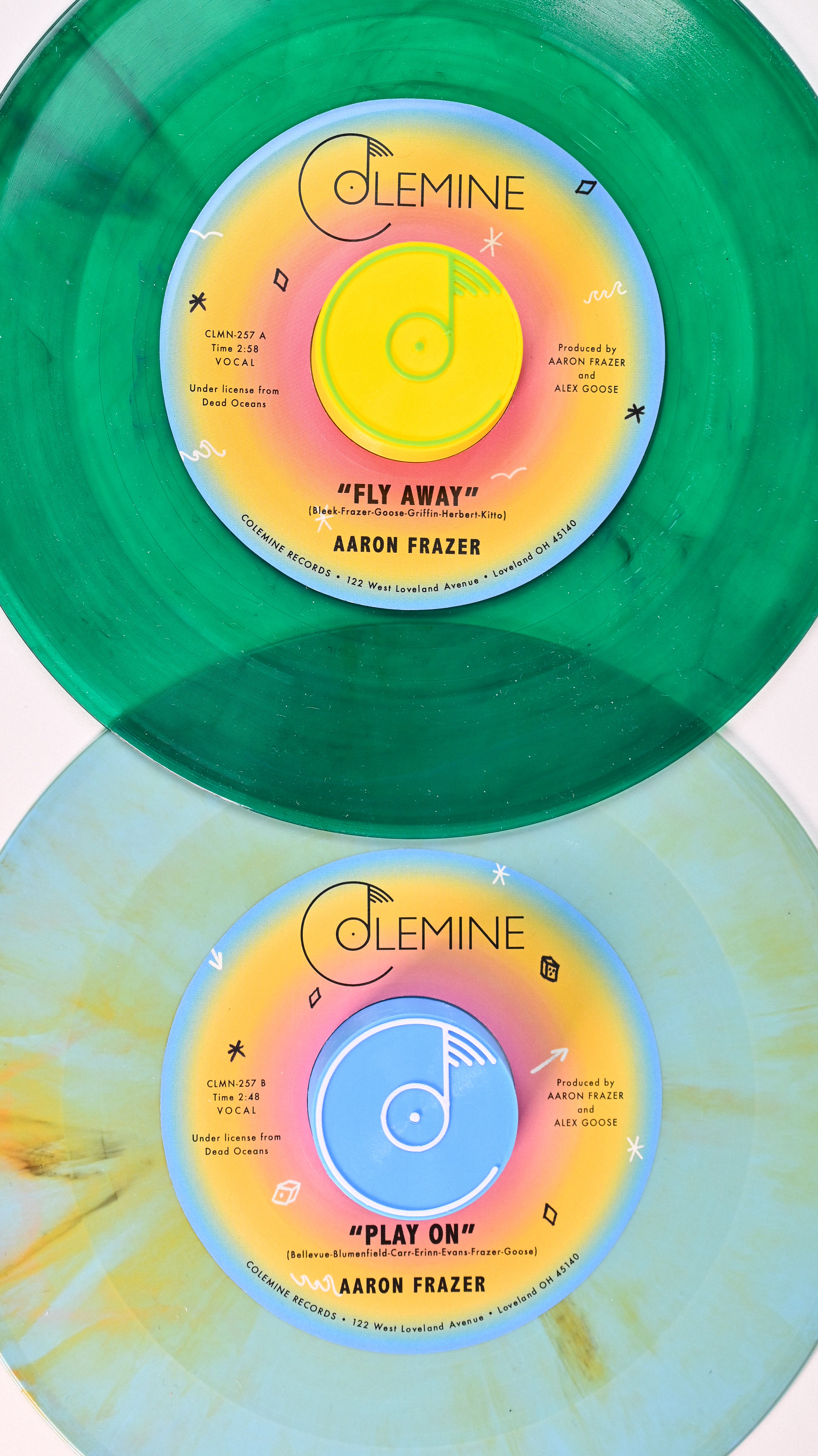 Aaron Frazer Fly Away 45T vinyle couleur sweet soul
