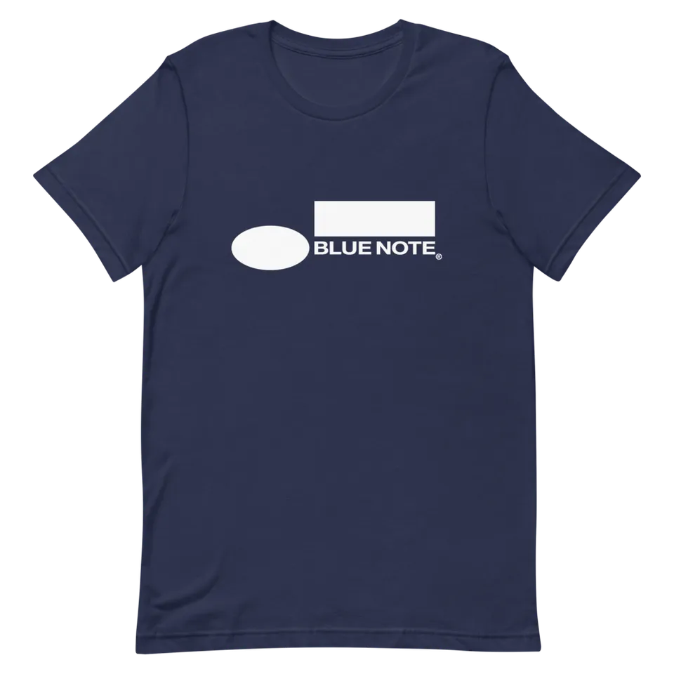 Blue Note Classic Logo T-Shirt Coton Blanc Noir Gris Marine