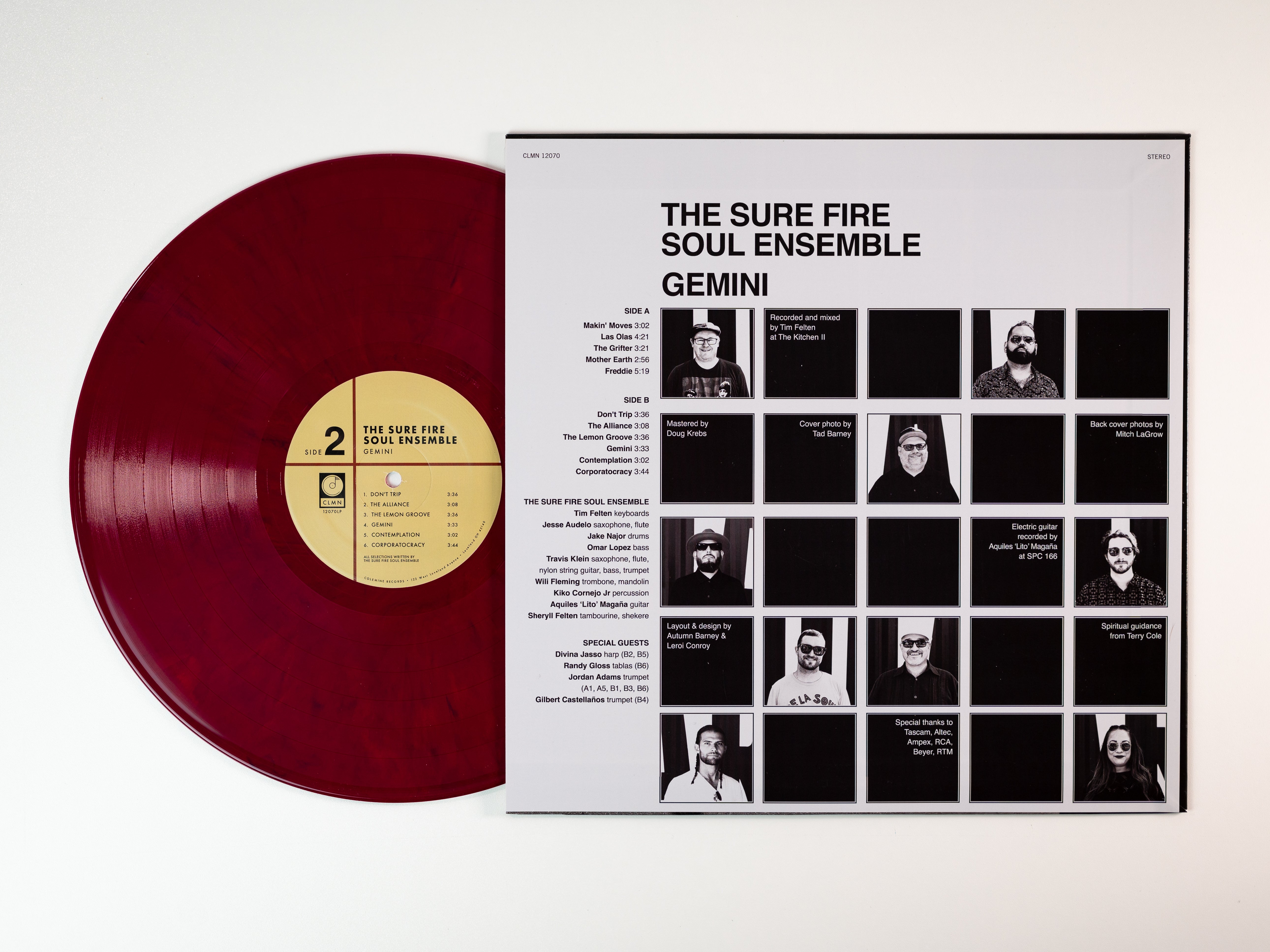 Sure Fire Soul Ensemble Gemini LP bleu swirl