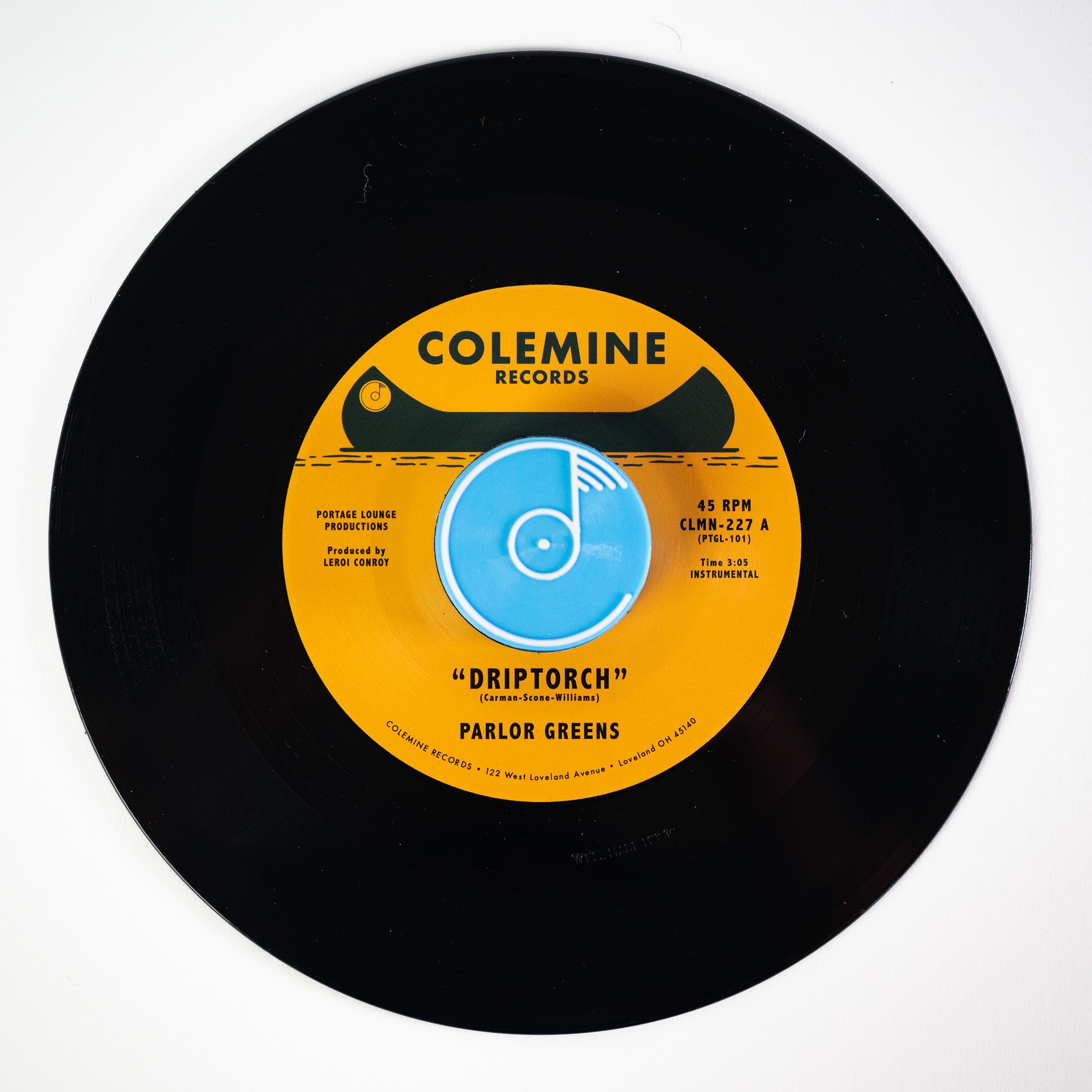 Parlor Greens Driptorch 45 tours vinyle noir Hammond soul