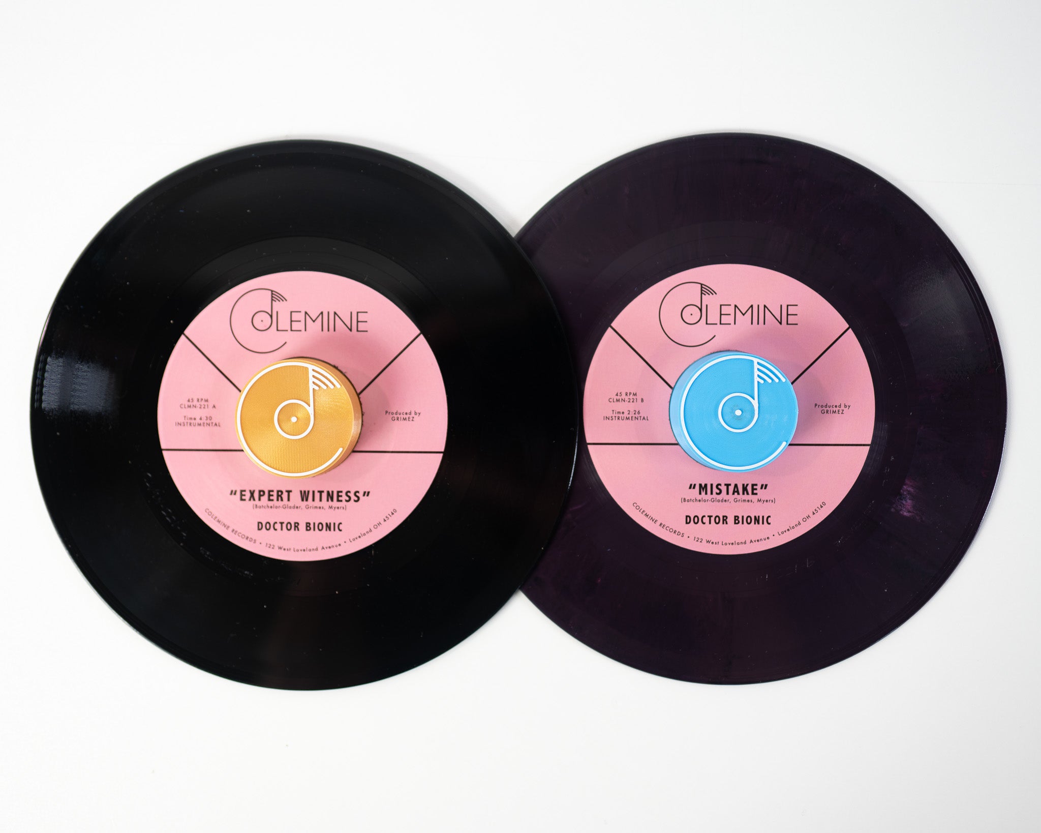 Colemine Doctor Bionic Expert Witness 45 tours vinyle violet