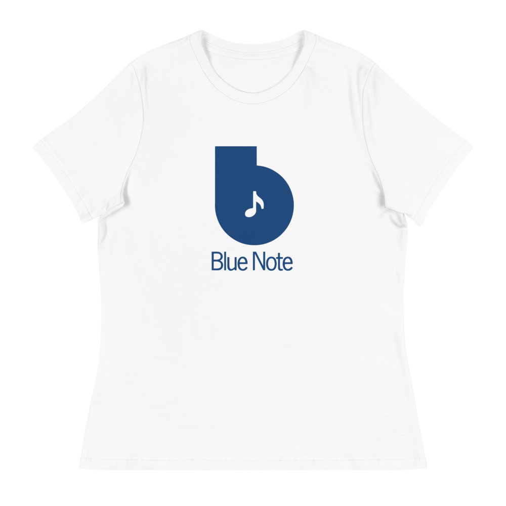 Blue Note T-shirt Femme Logo B gris coton taille M