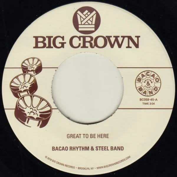 Bacao Great To Be Here vinyle 7" funk