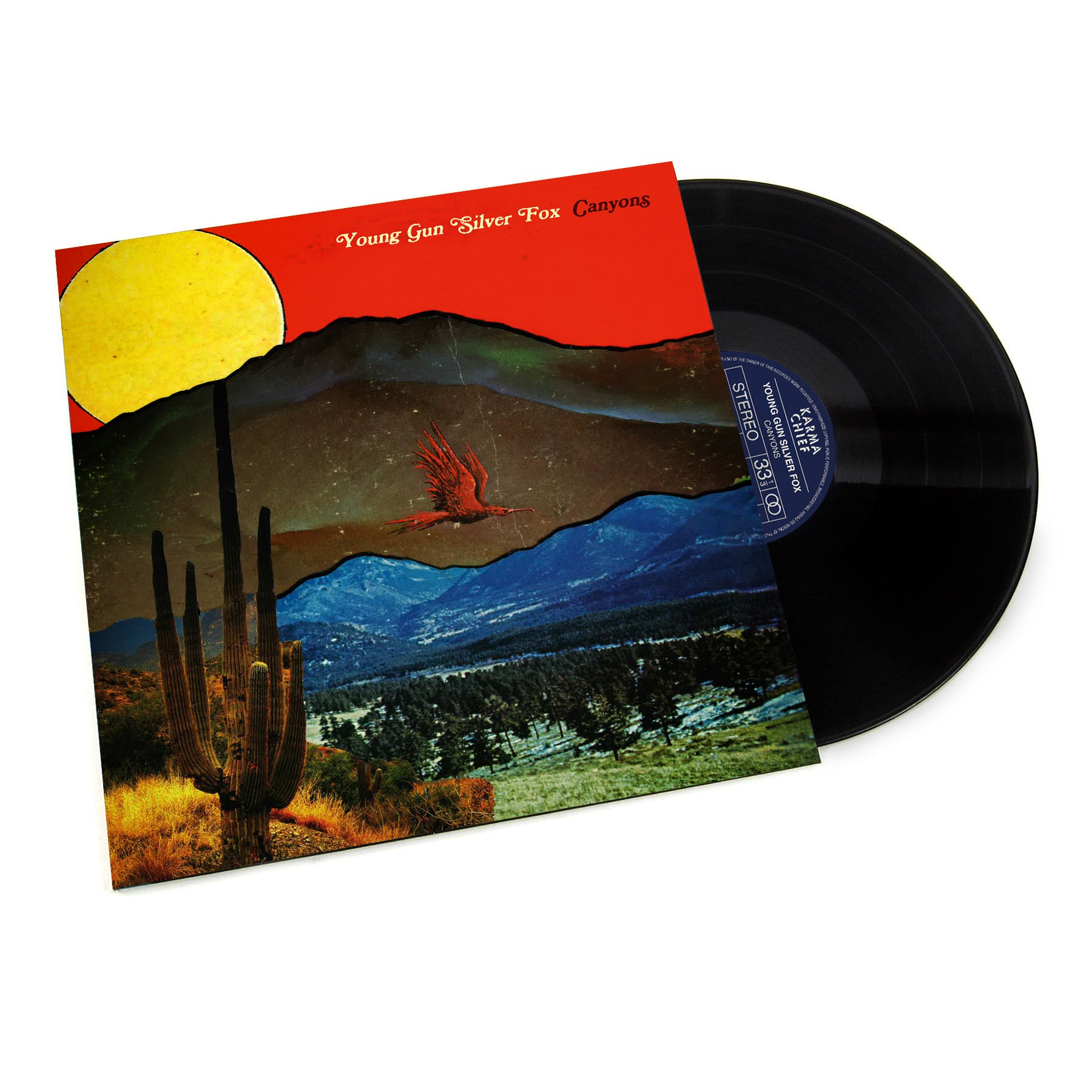 Young Gun Silver Fox Canyons LP vinyle jaune opaque