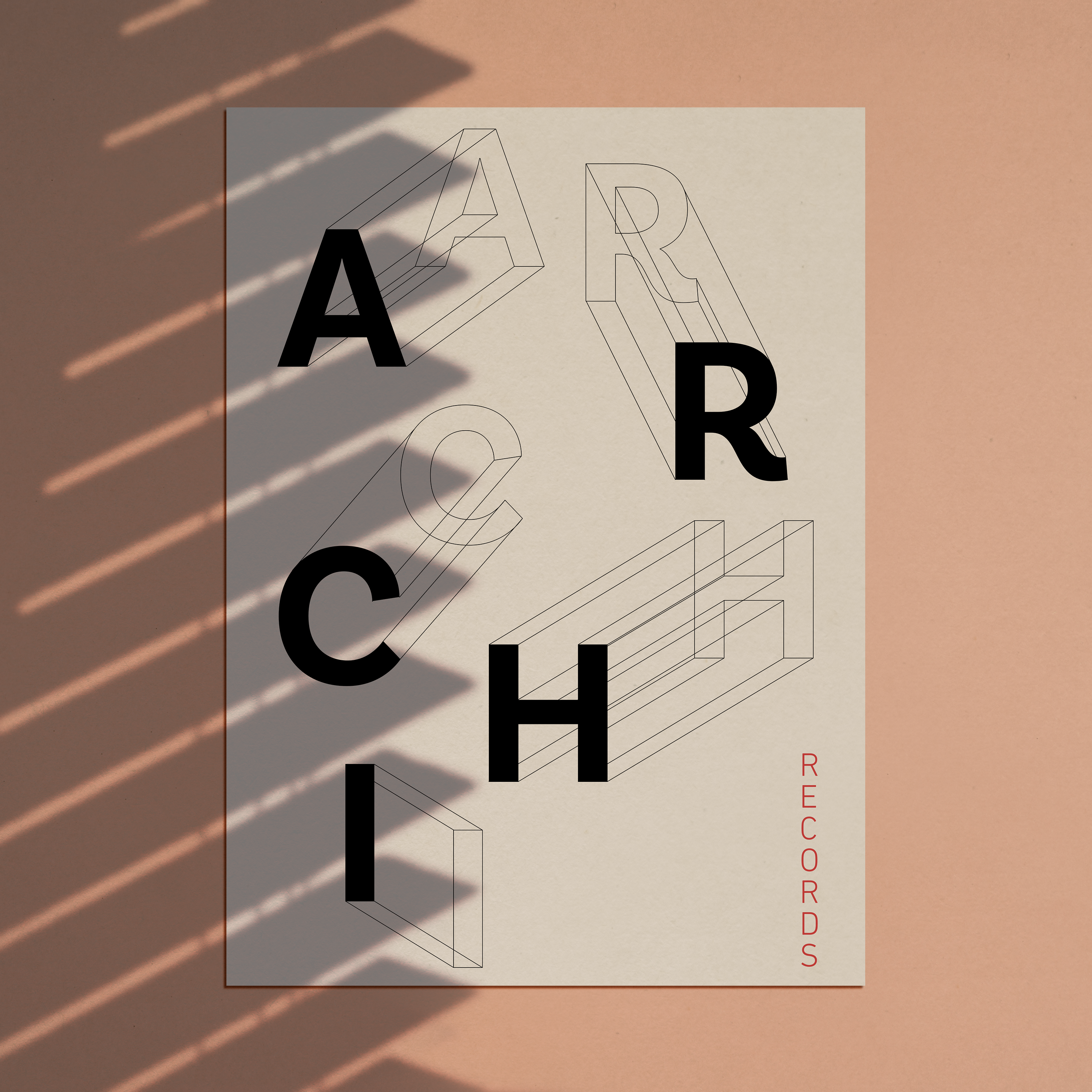 Archi Records Affiches NoMirar affiche 40x60 riso