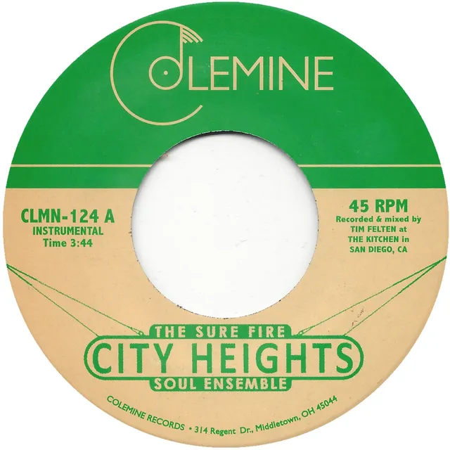 Sure Fire Soul Ensemble City Heights 45T jaune