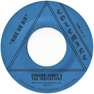 Durand Jones Ride or Die 45T vinyle noir retro-soul