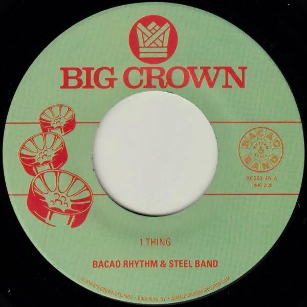 Big Crown Records 1 Thing b/w Hoola-Hoop 45T vinyle