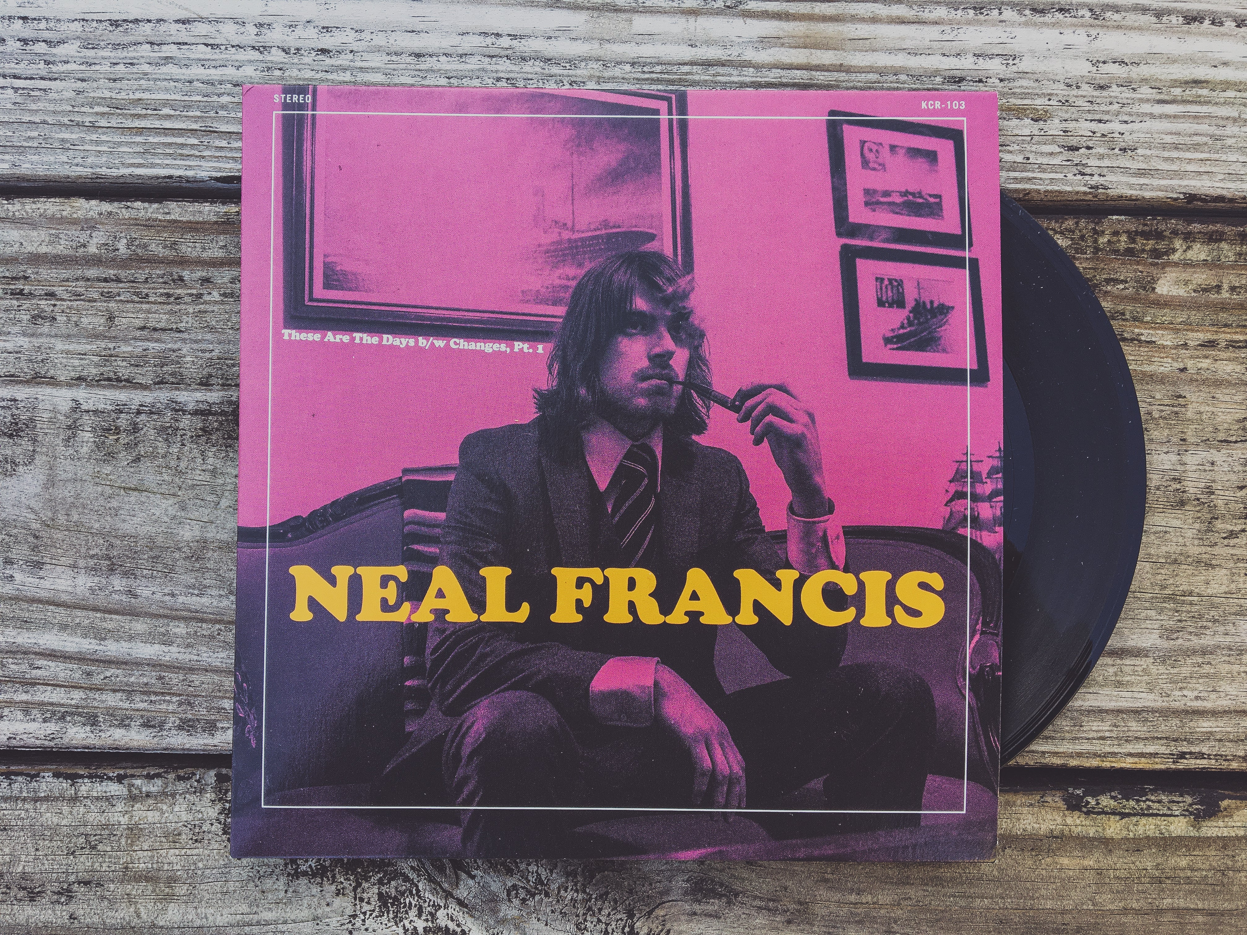 Neal Francis These Are The Days 45T single vinyle bleu