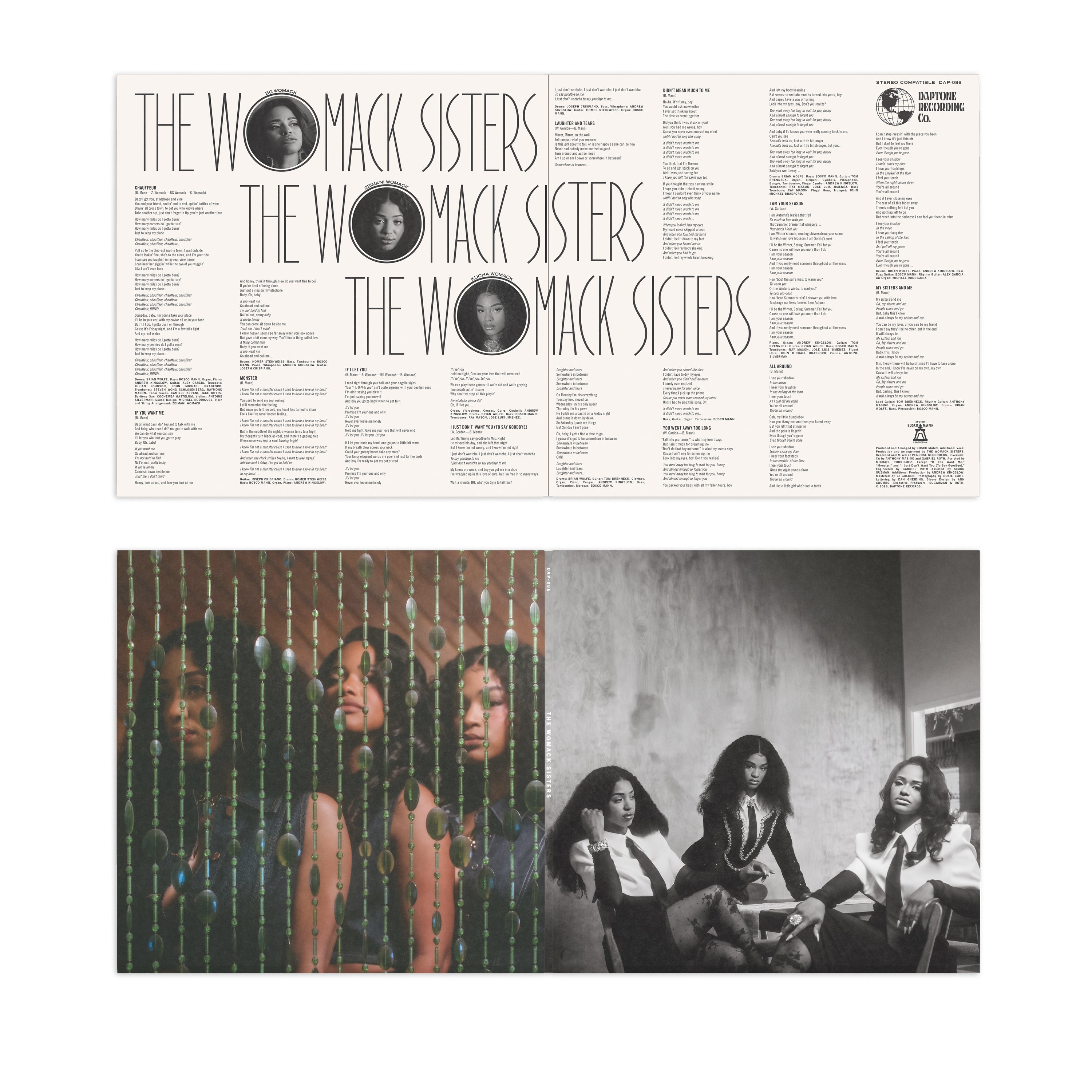 Womack Sisters Vinyle LP Orange Sunkissed Limité