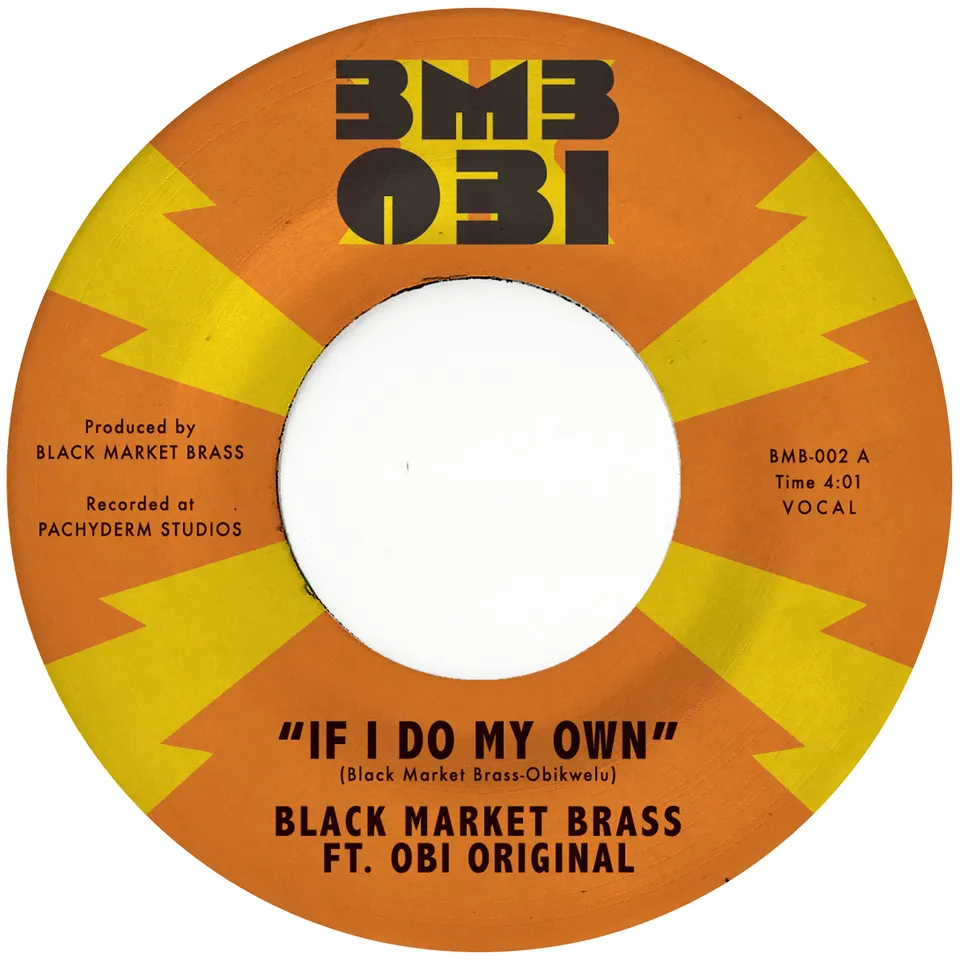 Black Market Brass If I Do My Own 45 tours cream funk