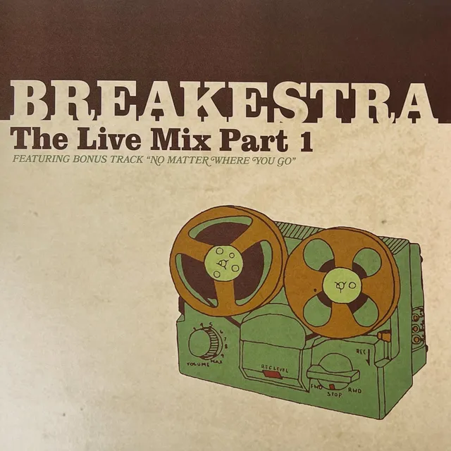 Breakestra Live Mix Part 1 LP vinyle noir hip-hop funk