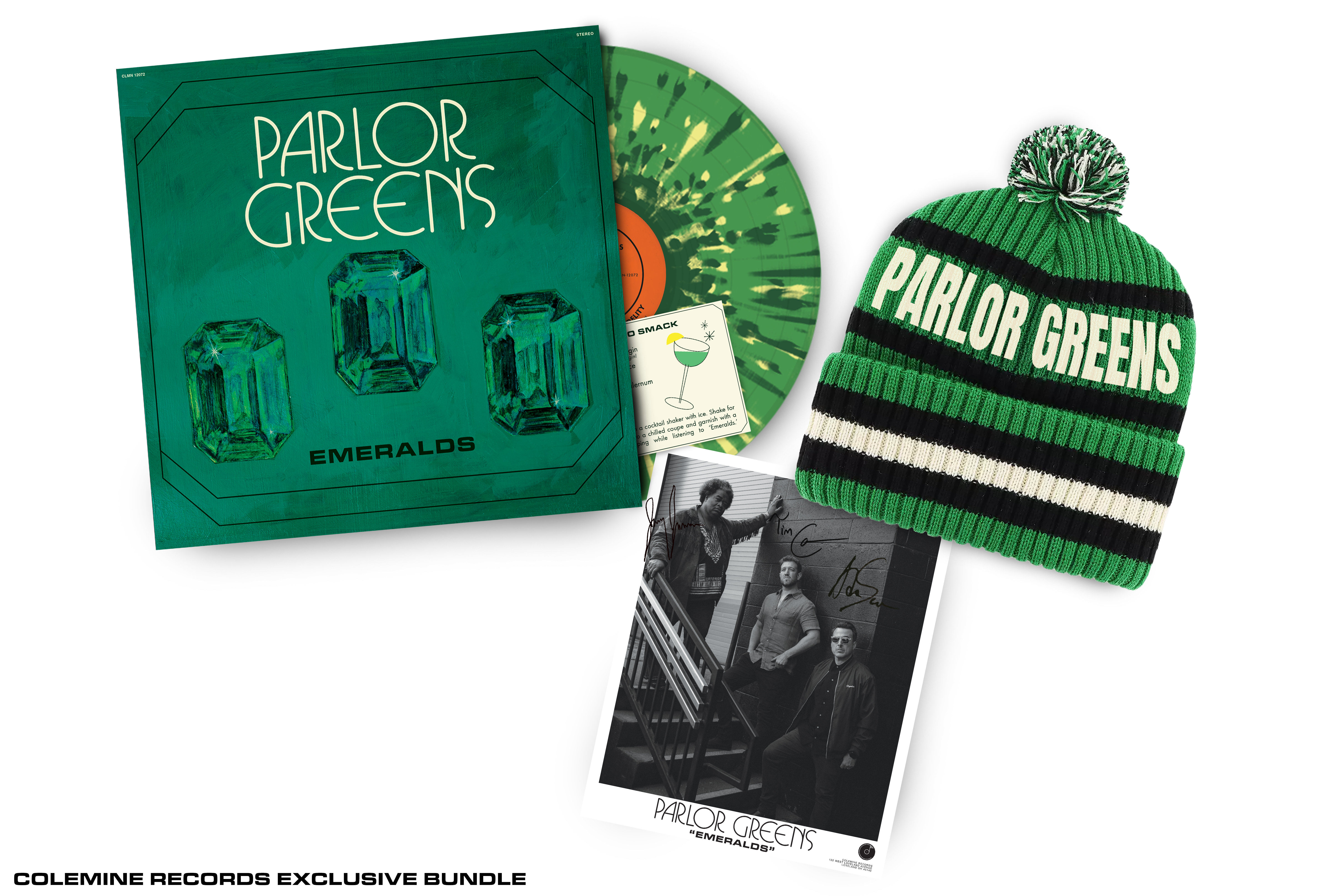 Colemine Parlor Greens Emeralds vinyle LP vert funk