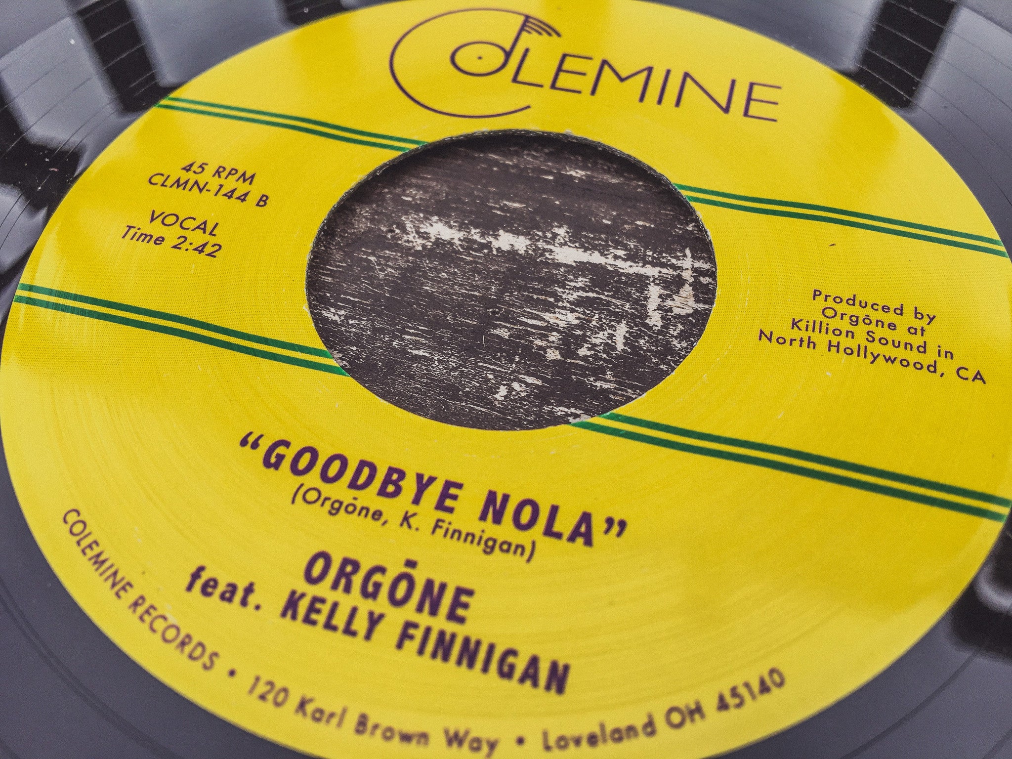 Colemine Orgone I Sold My Heart To The Junkman 45 tours noir