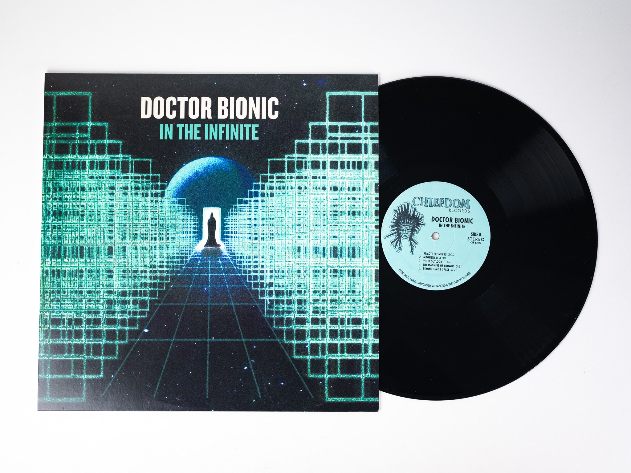 Doctor Bionic In The Infinite vinyle LP transparent beats