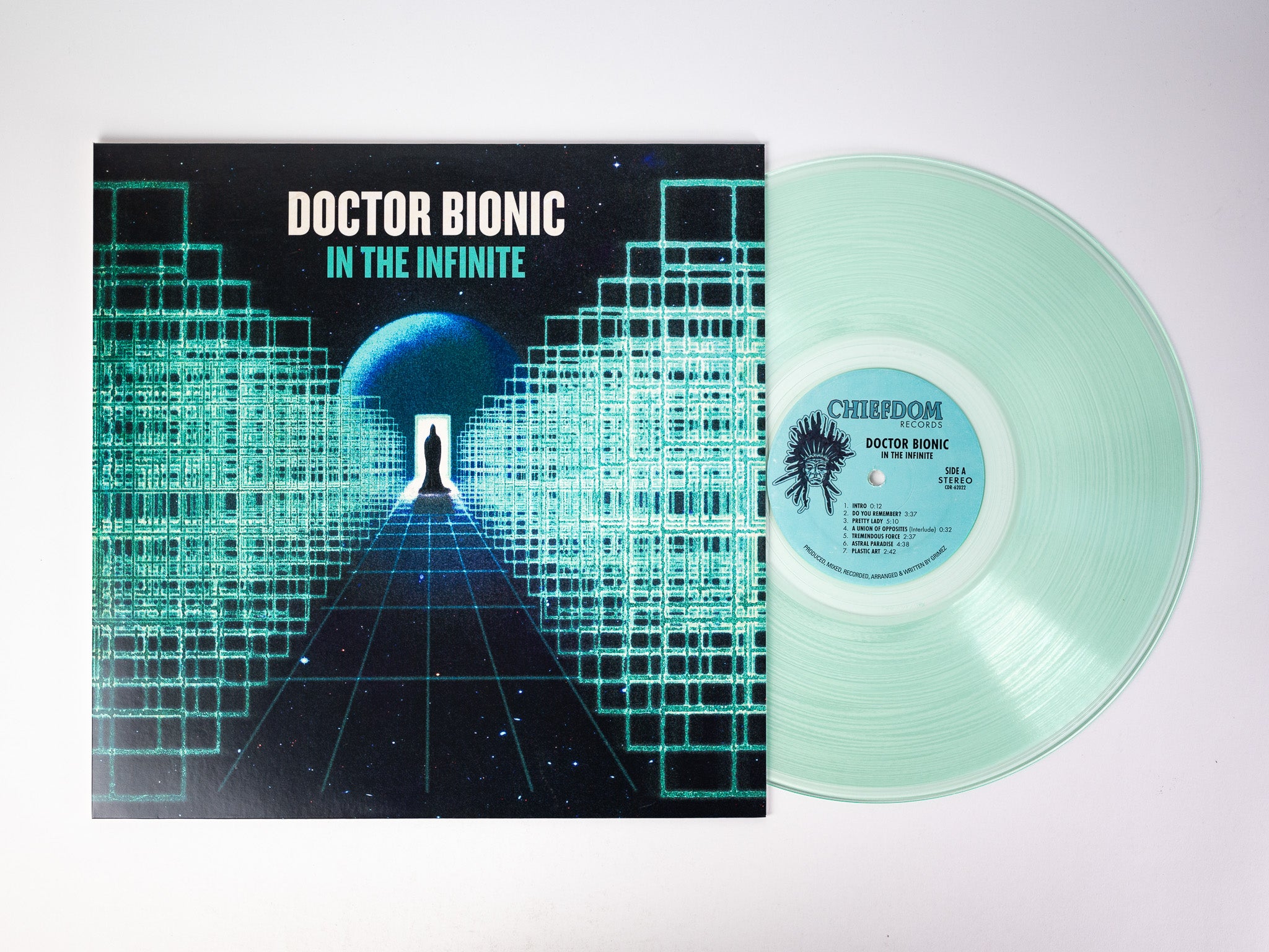 Doctor Bionic In The Infinite vinyle LP transparent beats