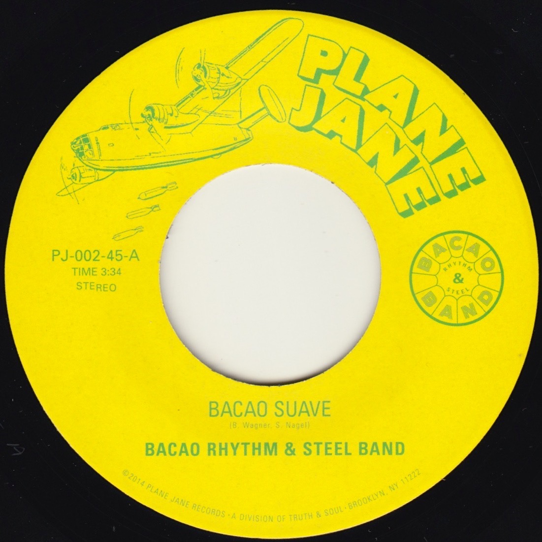 Big Crown Records Bacao Suave b/w Round & Round 45 tours