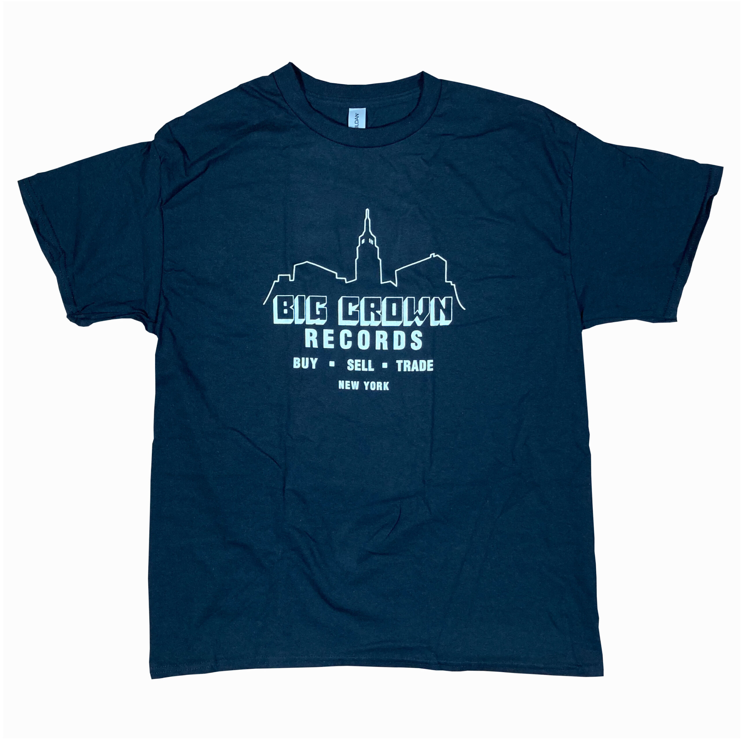 Big Crown Big City T-Shirt Noir Coton Merch Label