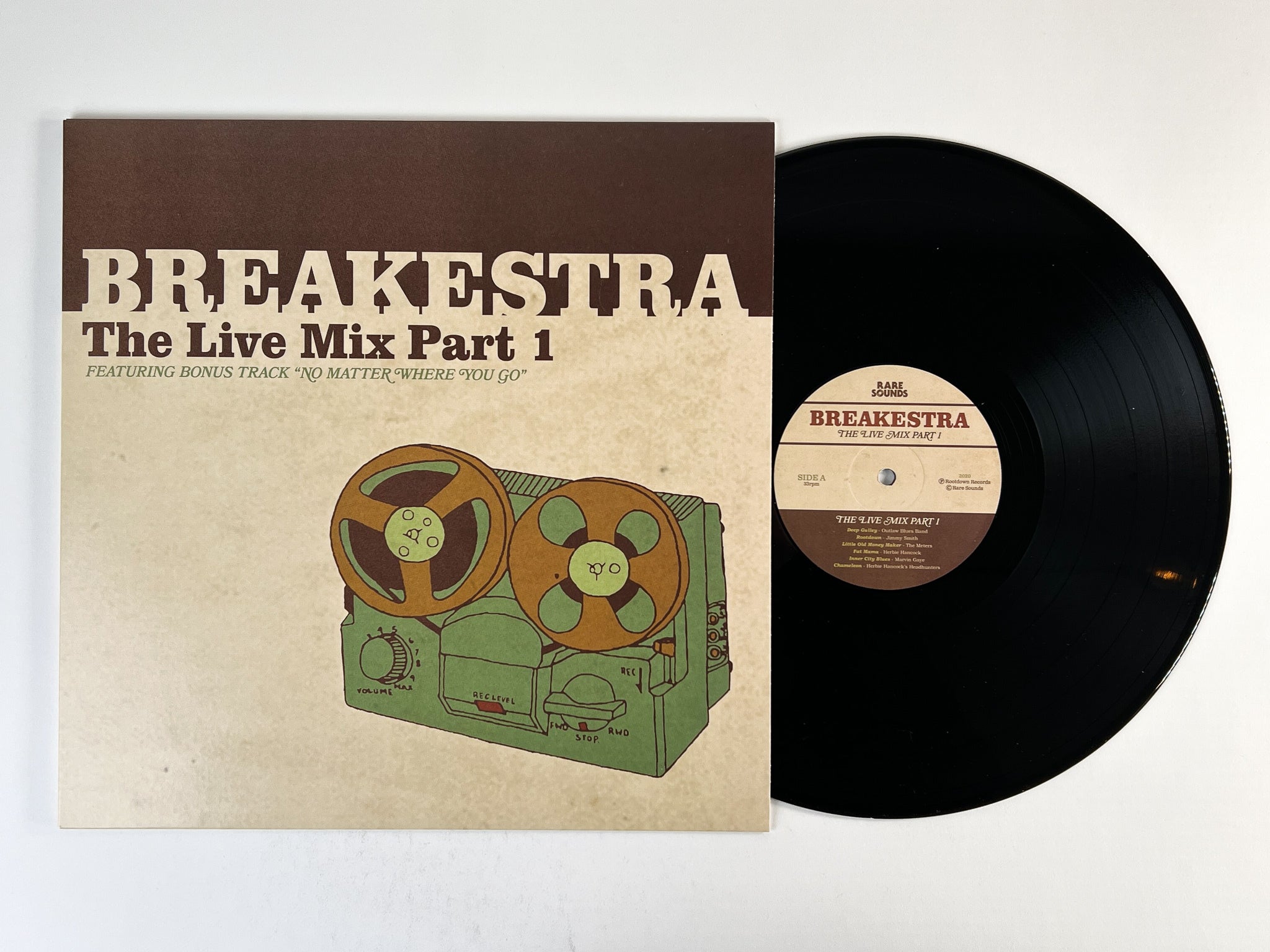 Breakestra Live Mix Part 1 LP vinyle noir hip-hop funk