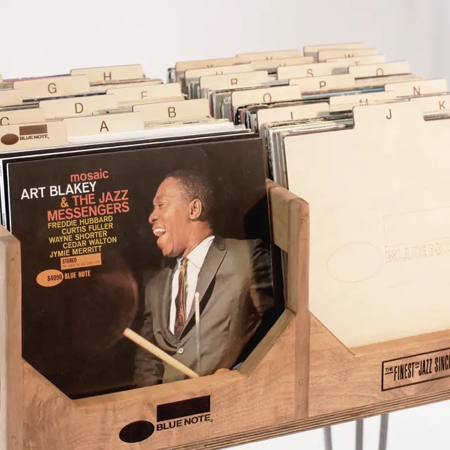 Blue Note Vinyl Dividers intercalaires bois bouleau lot 6 à 27