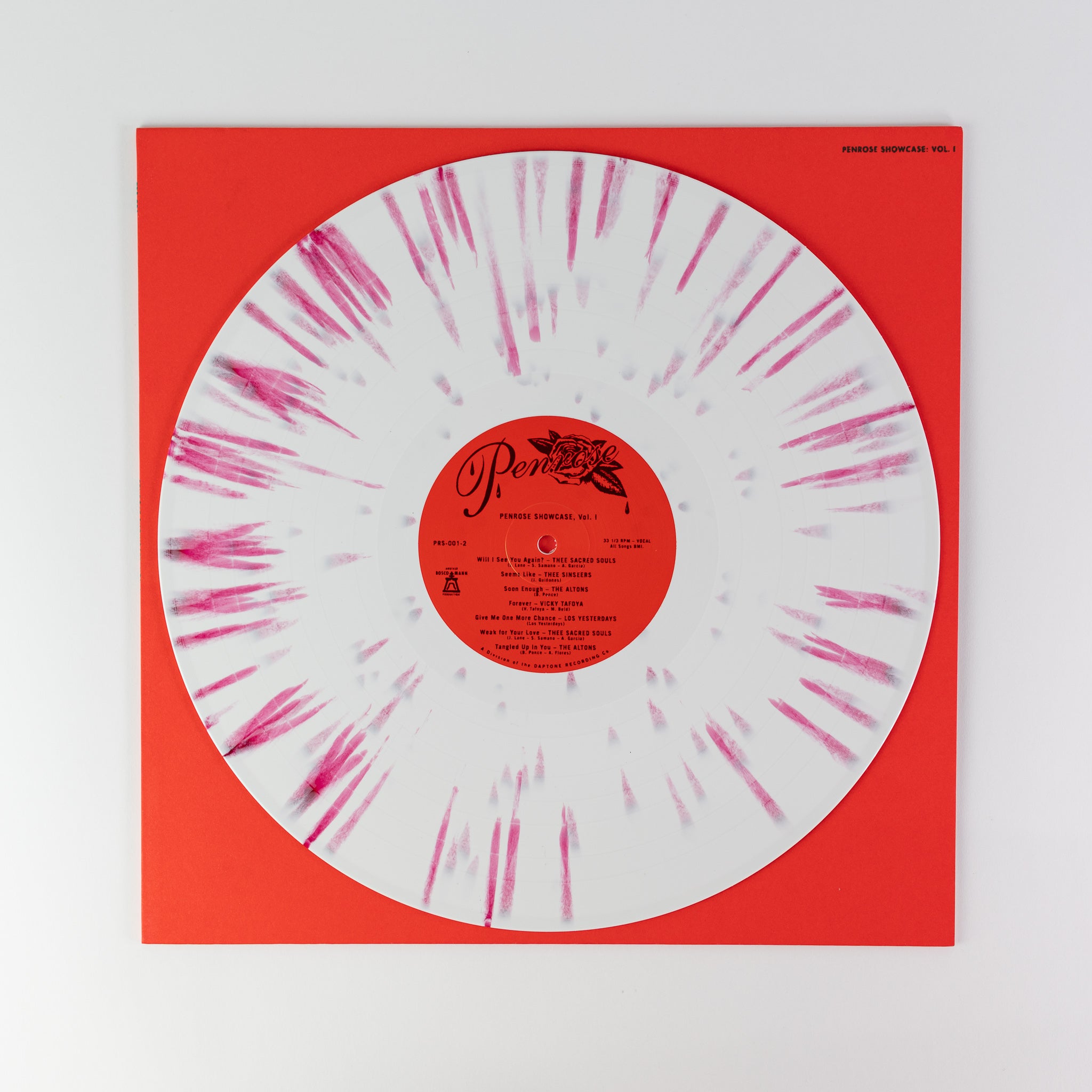 Penrose Showcase Vol.1 vinyle LP splatter compilation sweet soul