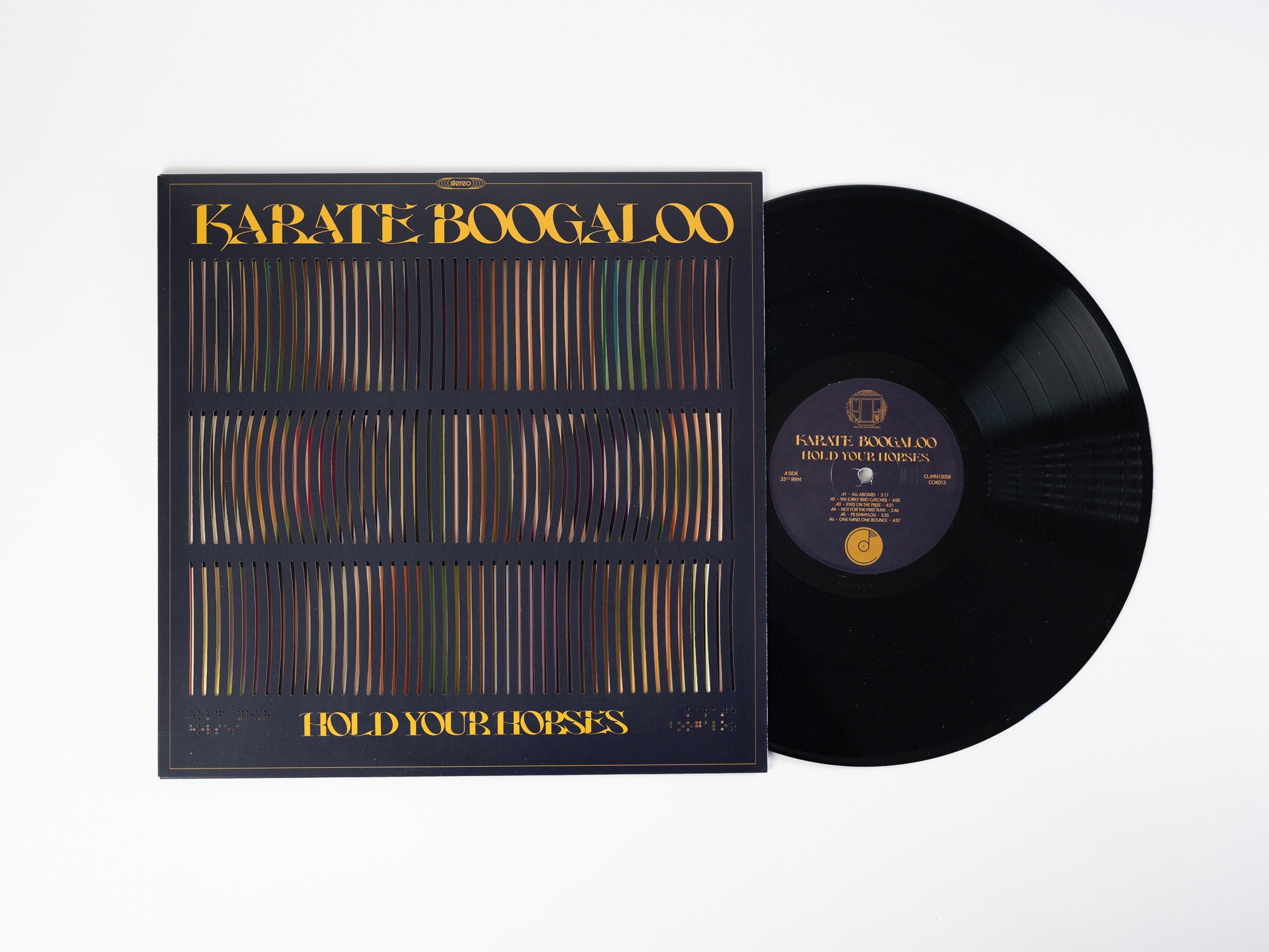 Karate Boogaloo Hold Your Horses vinyle LP crème Colemine