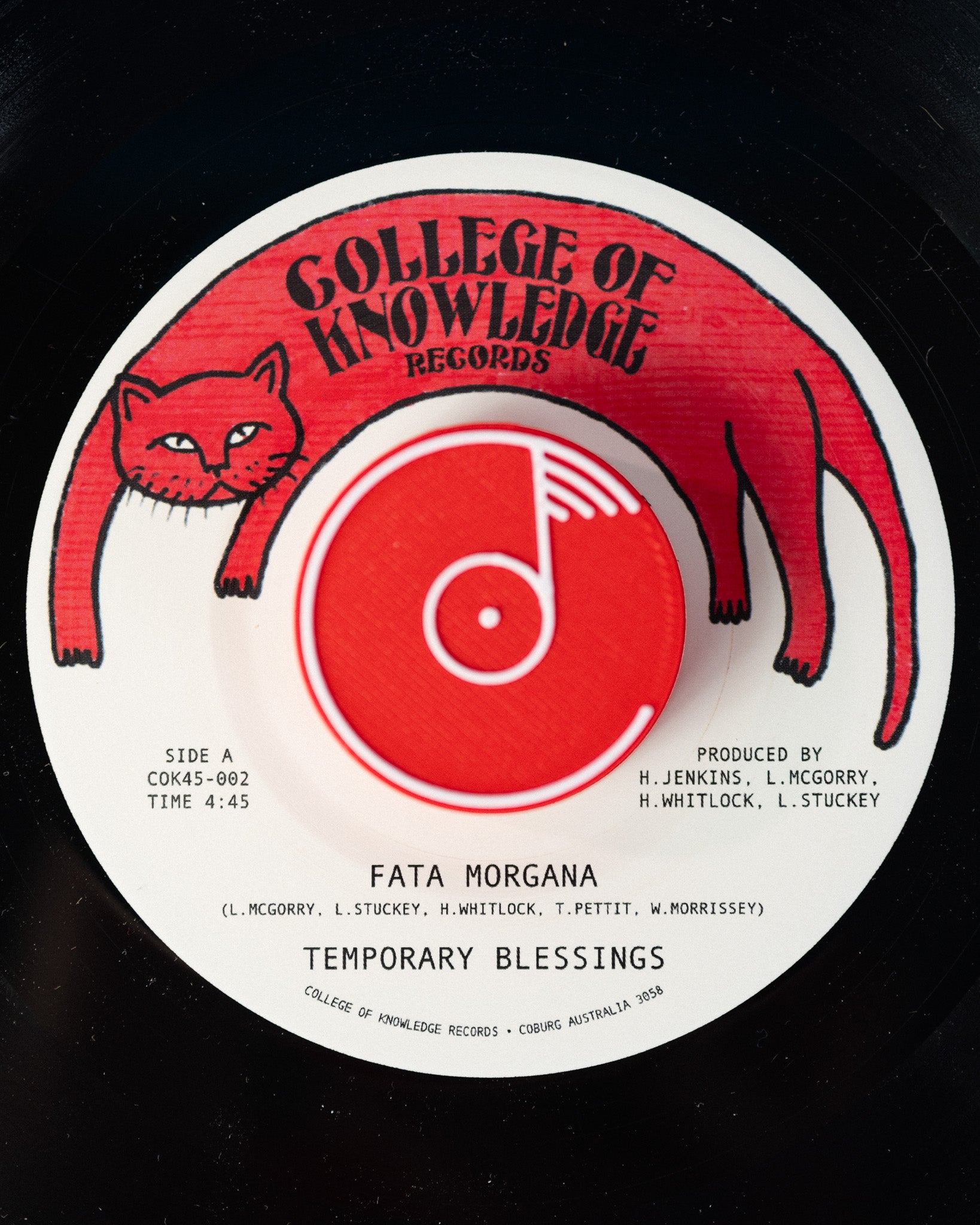 Temporary Blessings Fata Morgana 45 tours vinyle noir soul