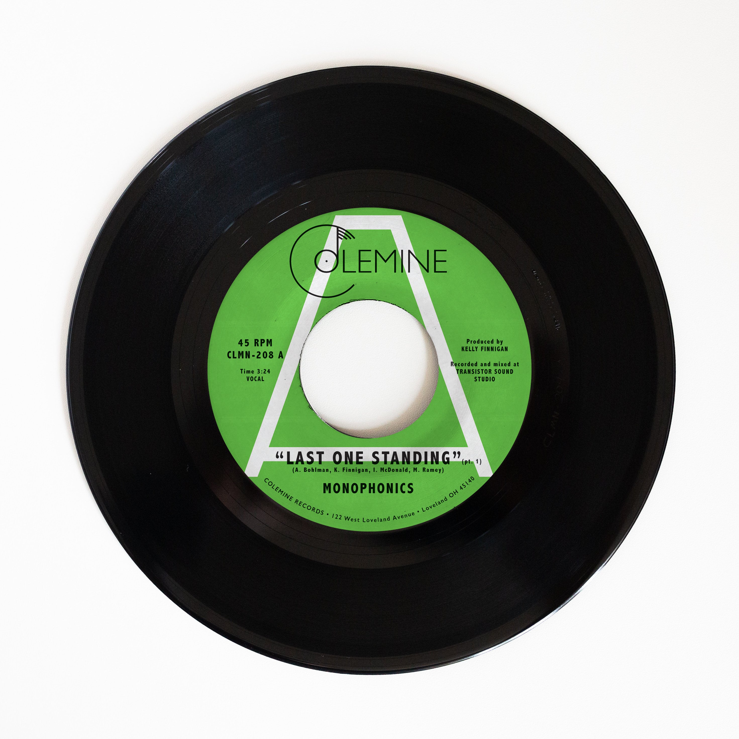 Colemine Monophonics Last One Standing vinyle 7 pouces