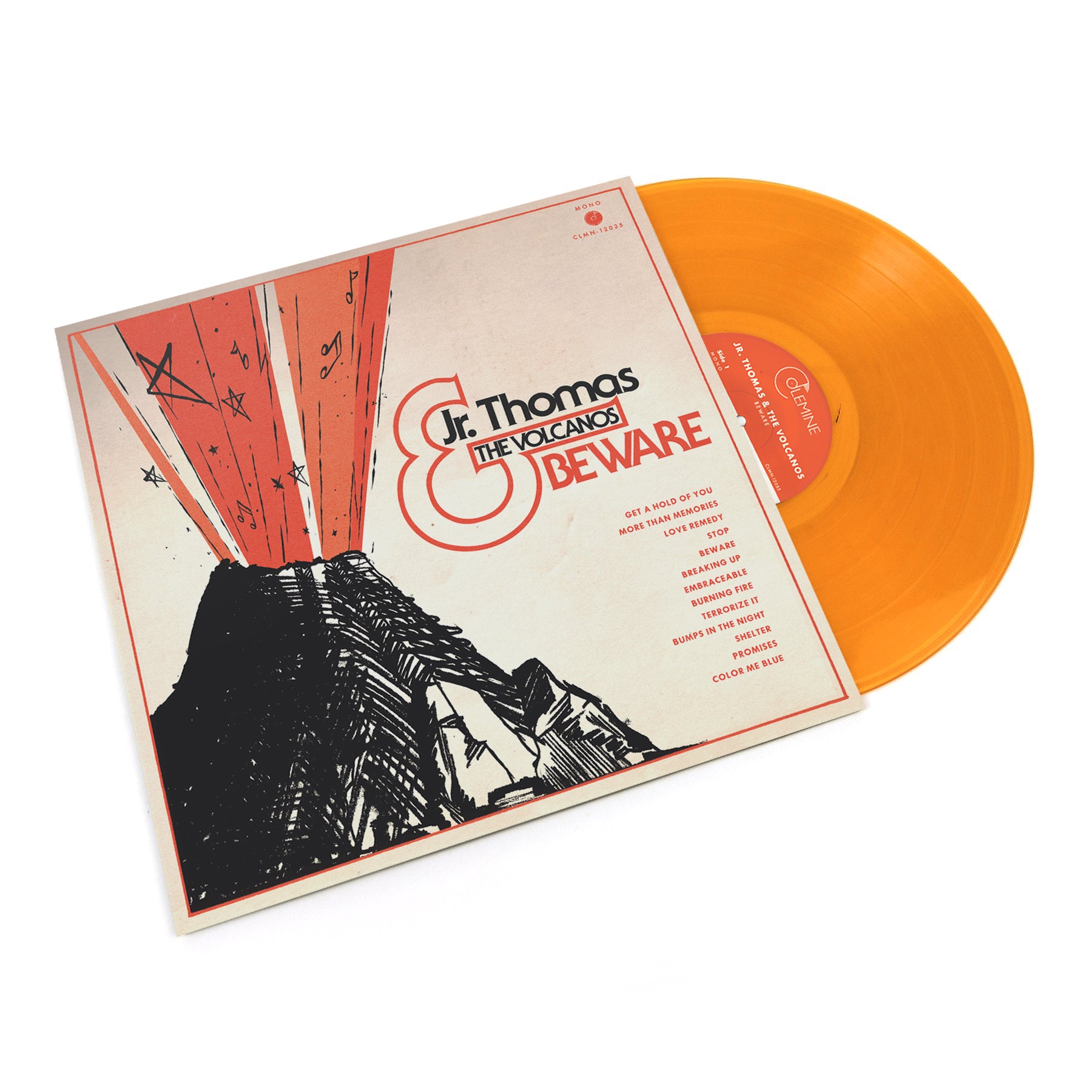 Jr. Thomas & The Volcanos Beware LP vinyle noir reggae