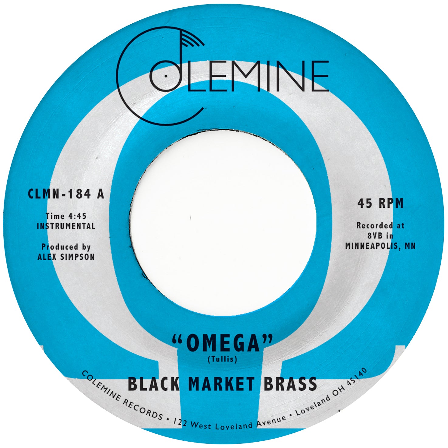 Black Market Brass Omega 45 tours vinyle couleur afrobeat