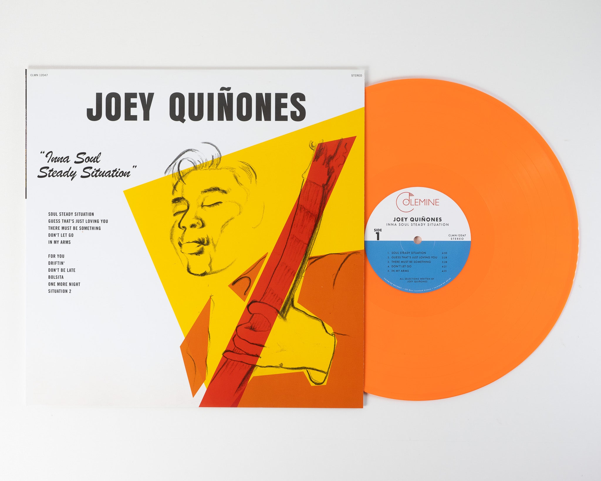 Joey Quiñones Inna Soul vinyle LP orange reggae soul