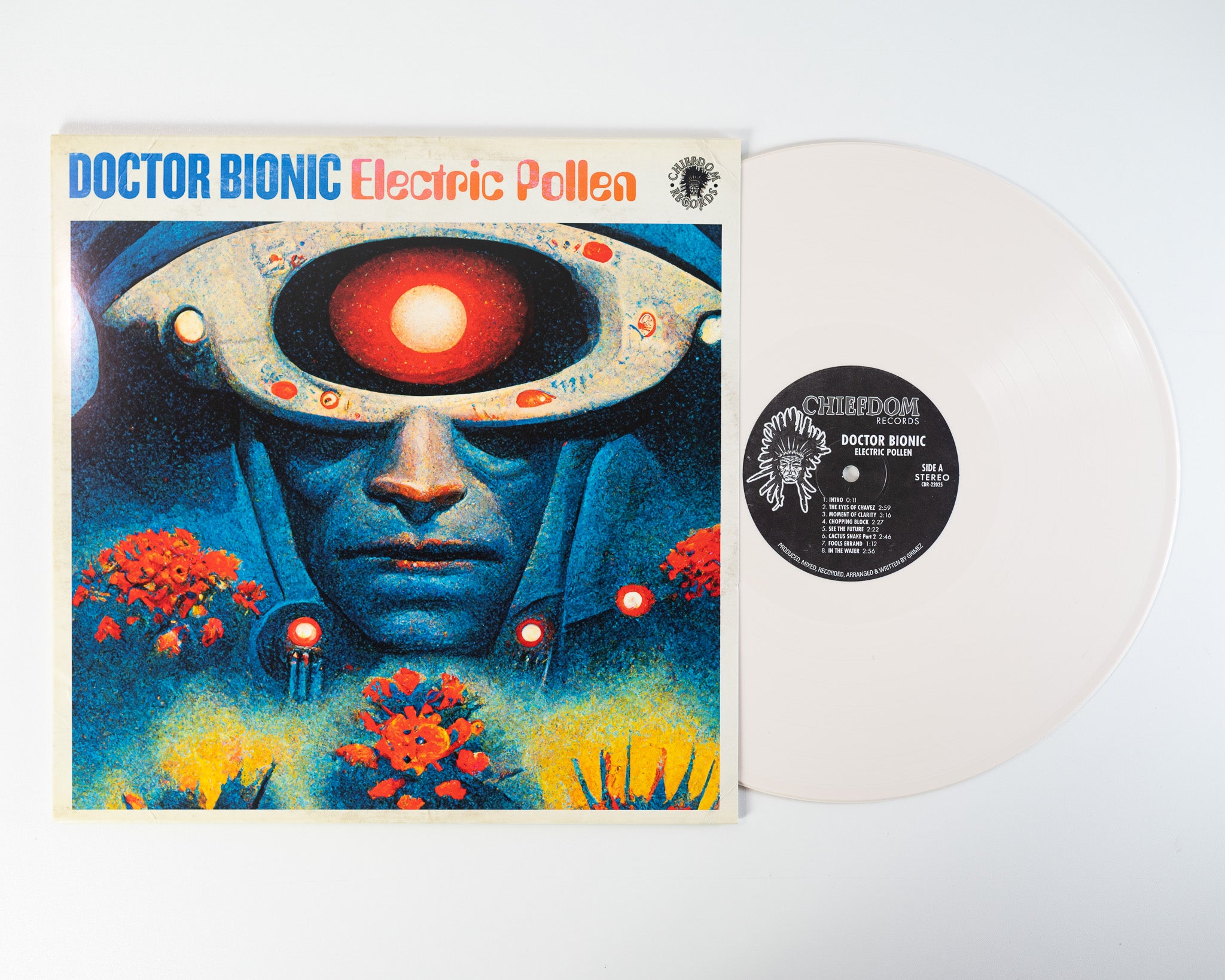Doctor Bionic Electric Pollen LP vinyle bleu ciel groove