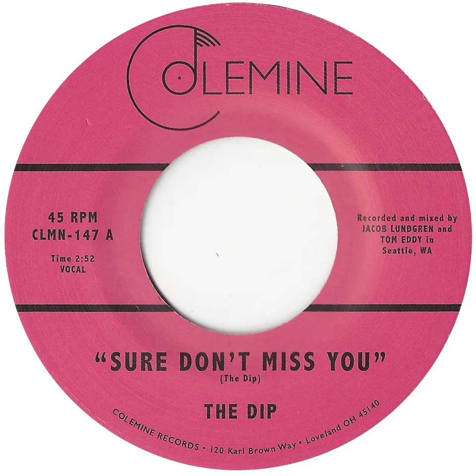 The Dip Sure Don't Miss You vinyle 7" soul Seattle