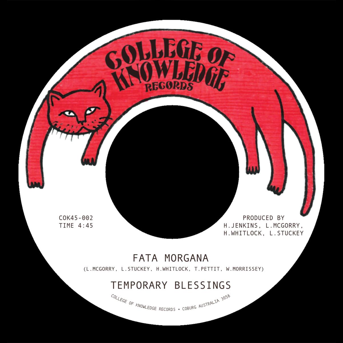 Temporary Blessings Fata Morgana 45 tours vinyle noir soul