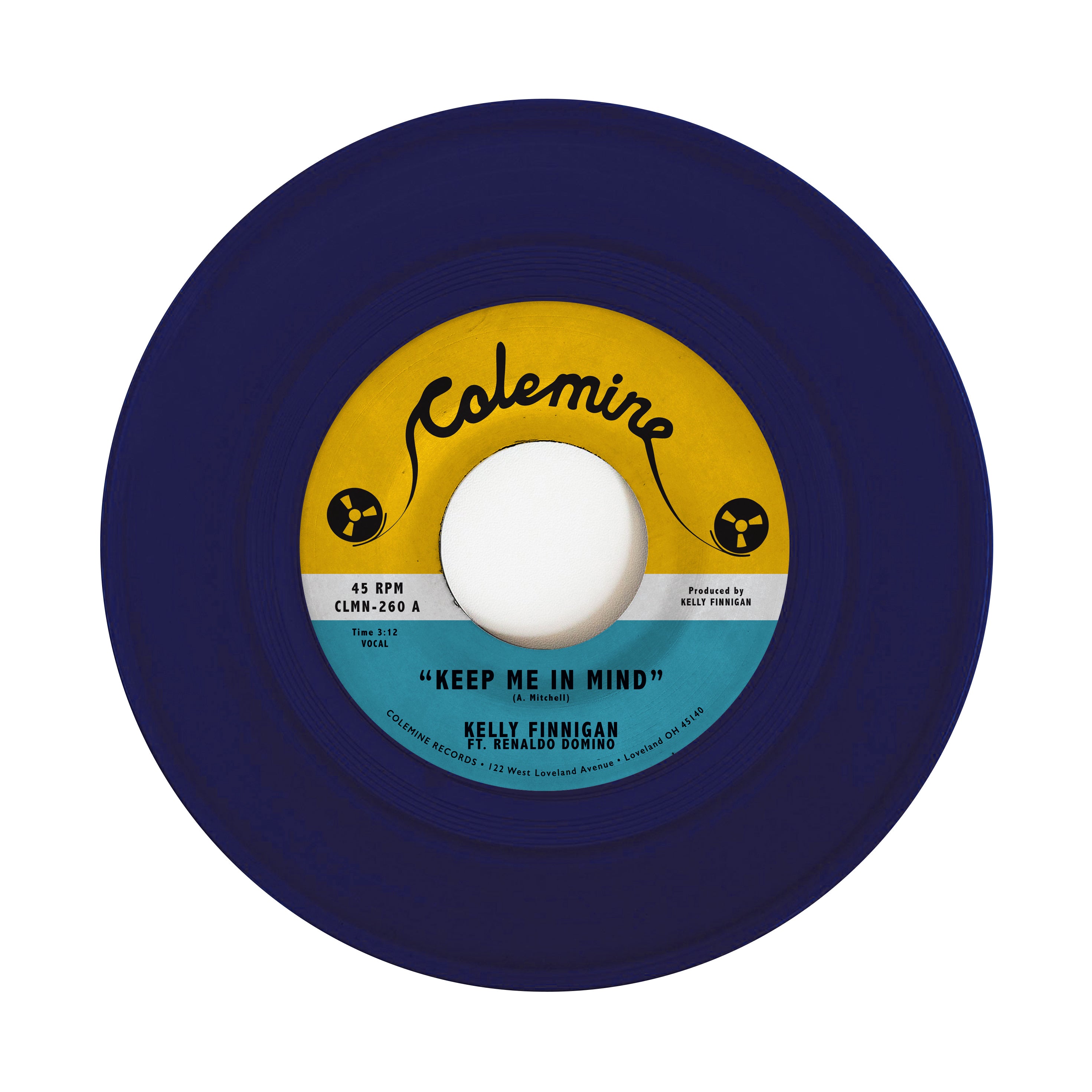 Colemine Kelly Finnigan Keep Me In Mind 45 tours bleu nuit