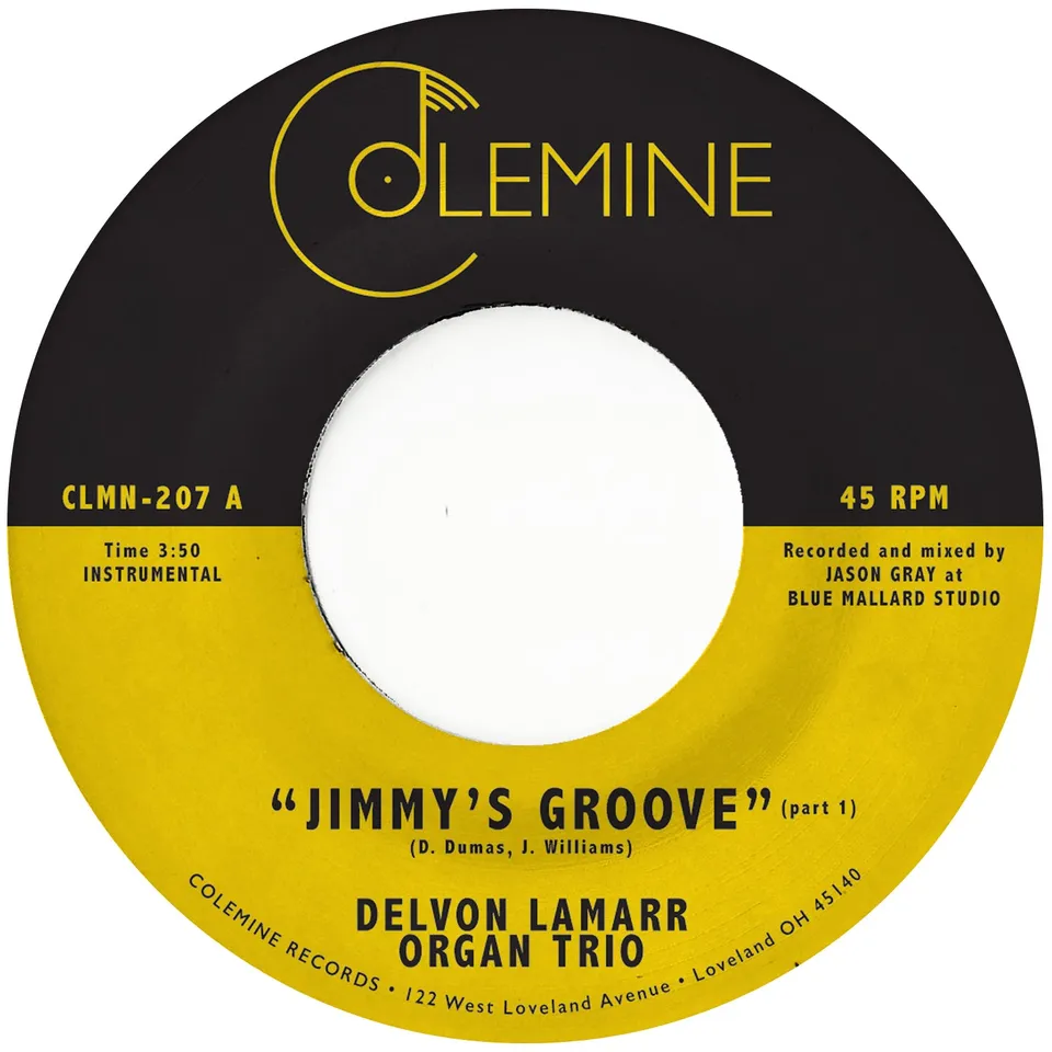 Delvon Lamarr Jimmy's Groove 45 tours 7 pouces funk