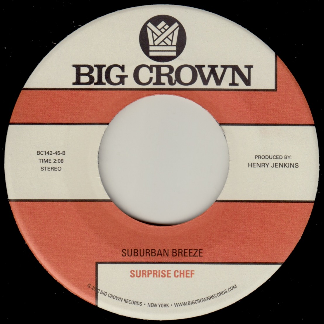 Big Crown Records Money Music b/w Suburban Breeze 45 tours